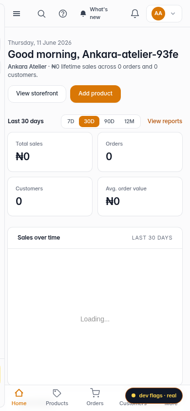 Customise how product variations display: step 1 (mobile)